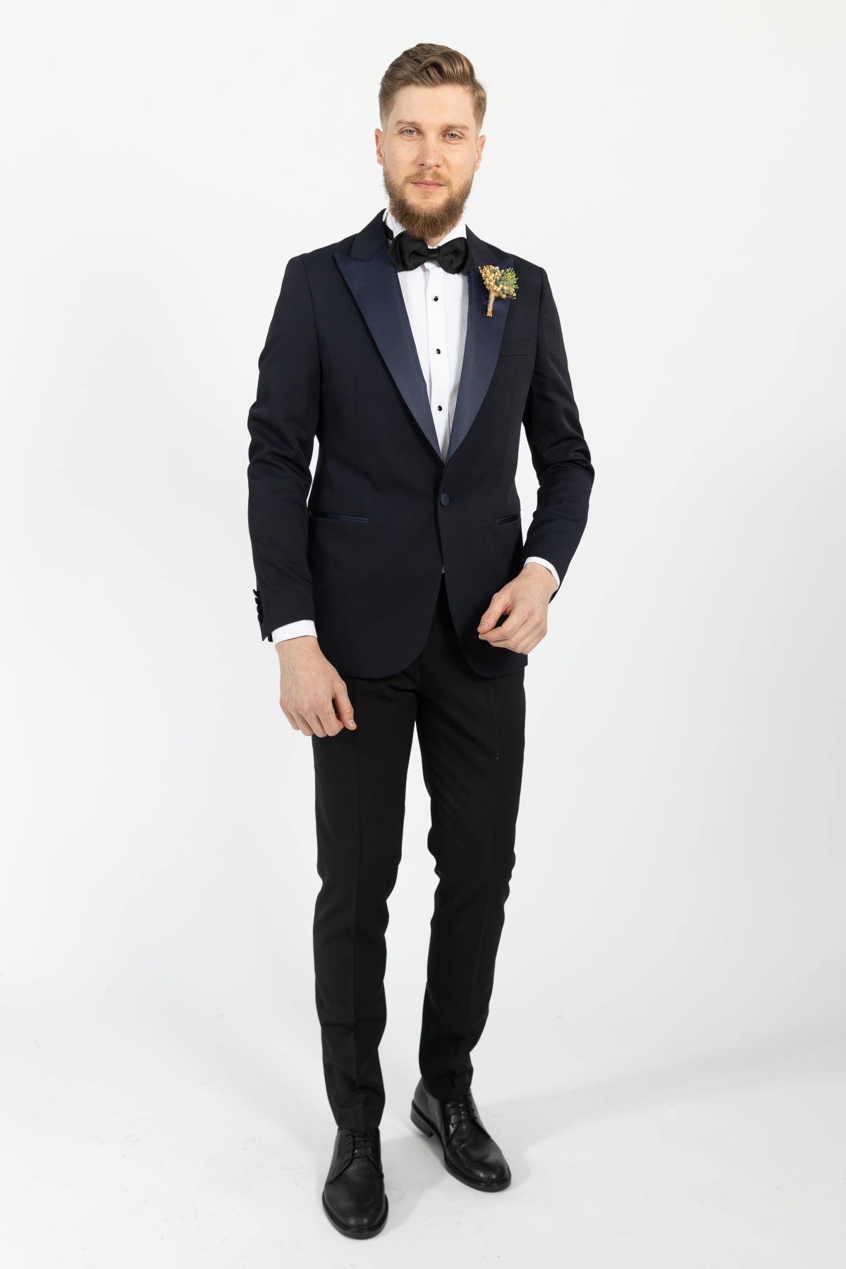 COSTUM CEREMONIE SLIM FIT TWN  - Bleumarin