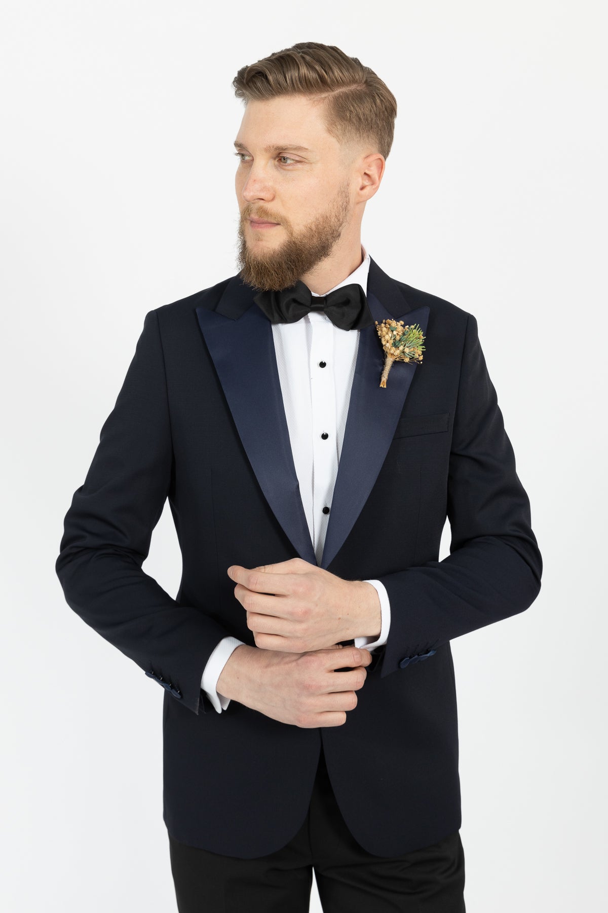 COSTUM CEREMONIE SLIM FIT TWN  - Bleumarin