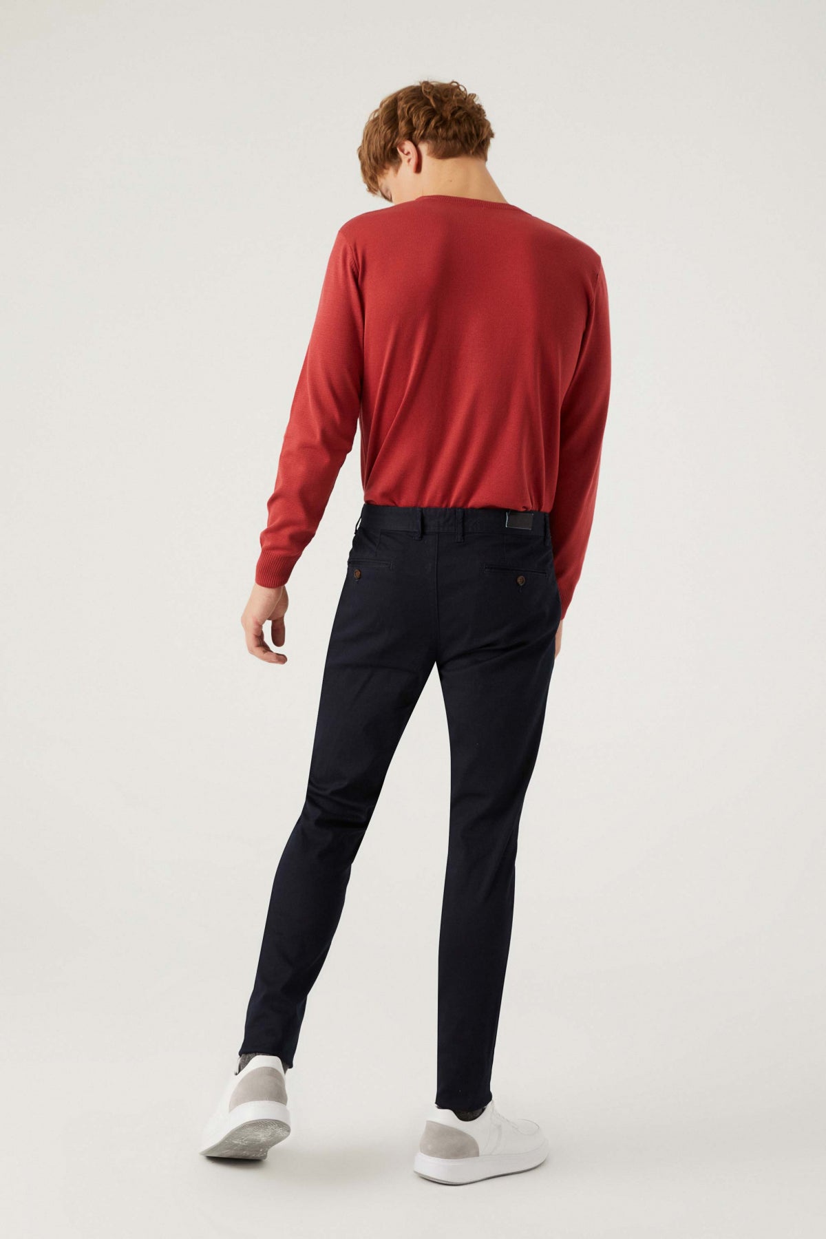 PANTALONI CHINO SLIM FIT TWN  - Bleumarin