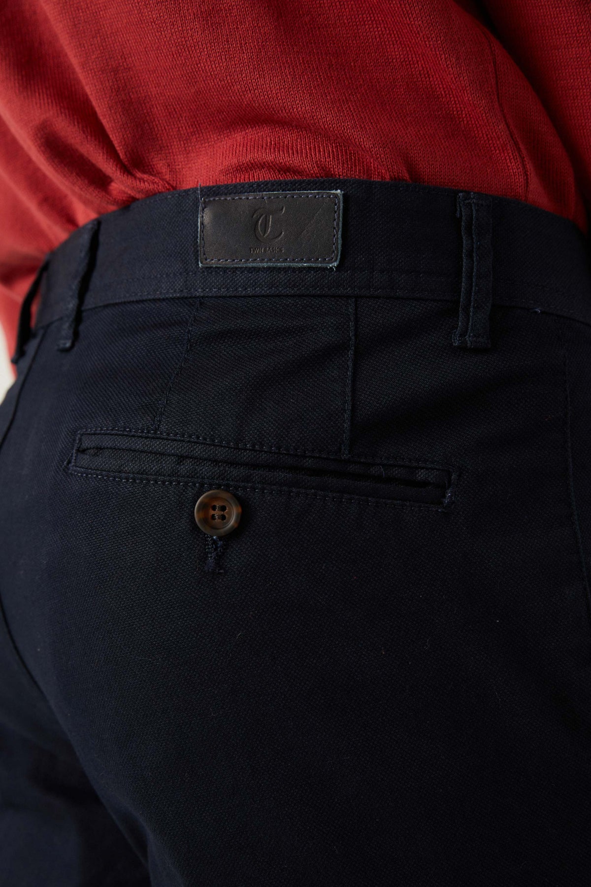 PANTALONI CHINO SLIM FIT TWN  - Bleumarin
