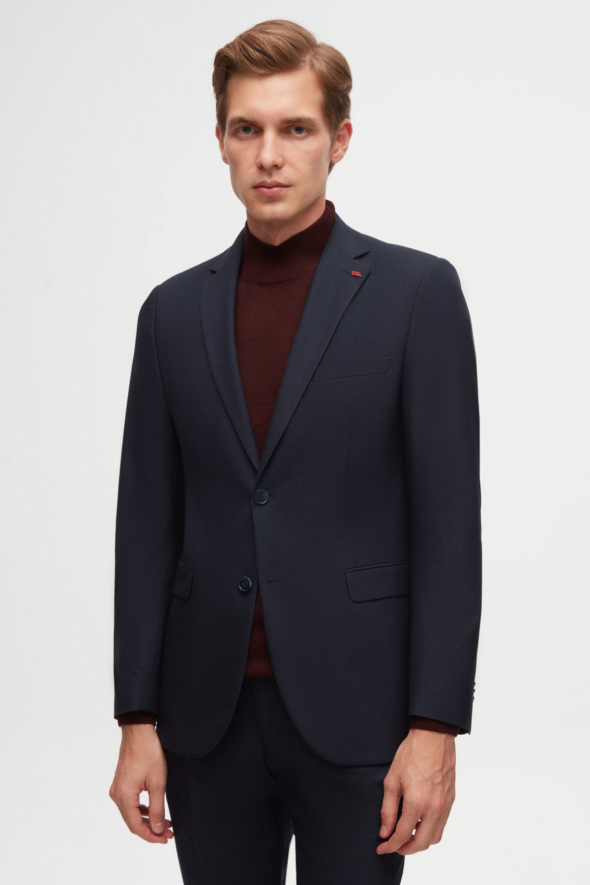 COSTUM SLIM FIT TWN  - Bleumarin