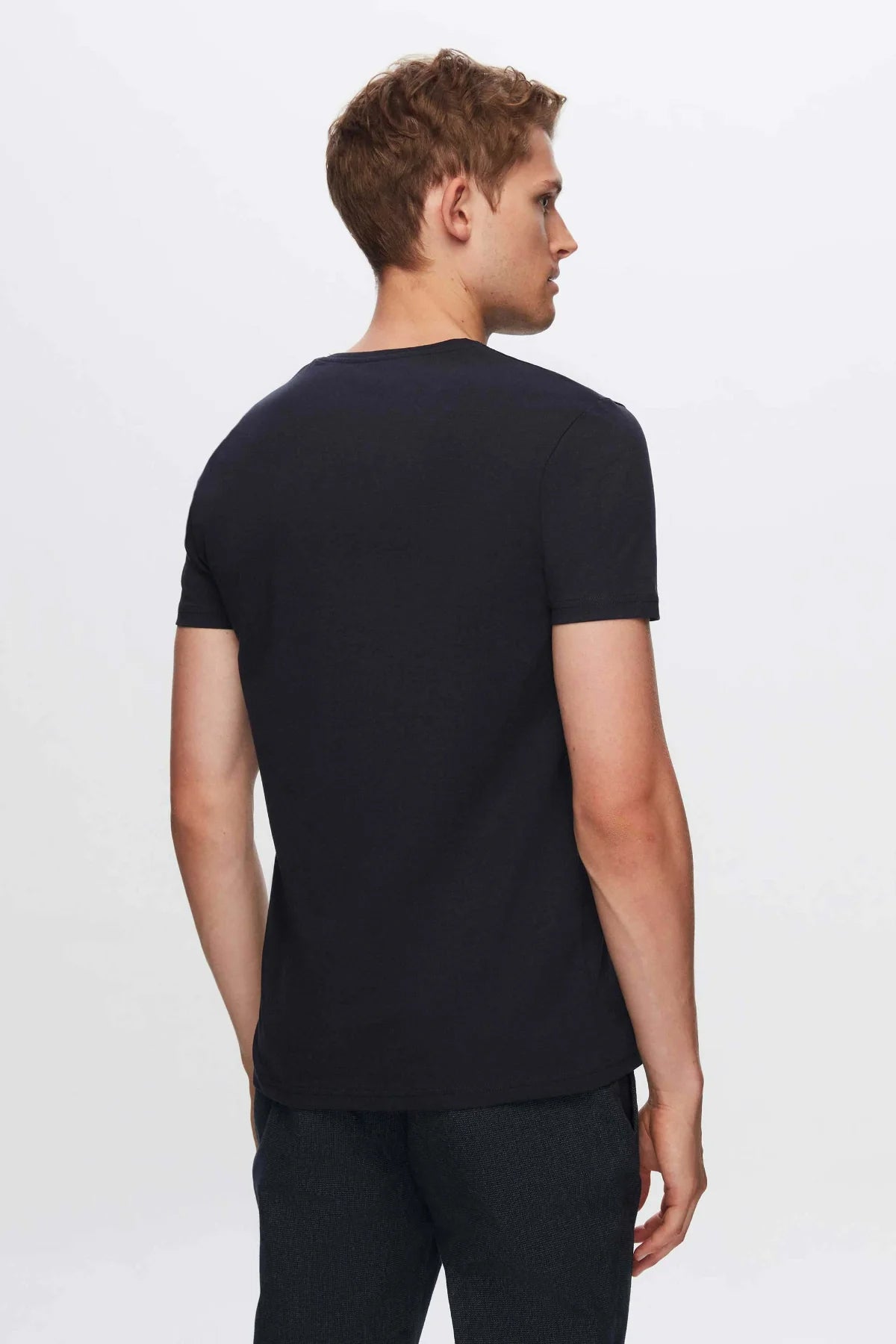 TRICOU SLIM FIT TWN  - Bleumarin