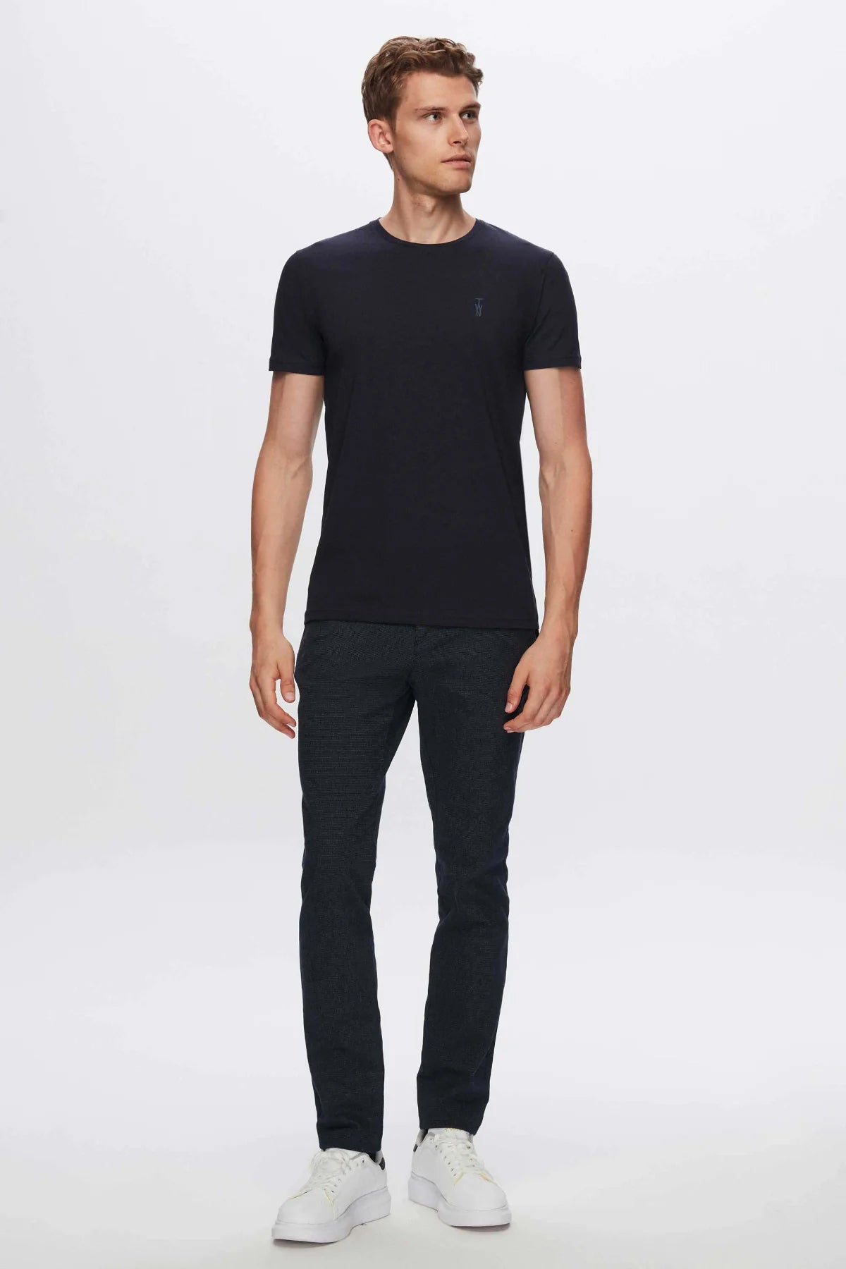 TRICOU SLIM FIT TWN  - Bleumarin