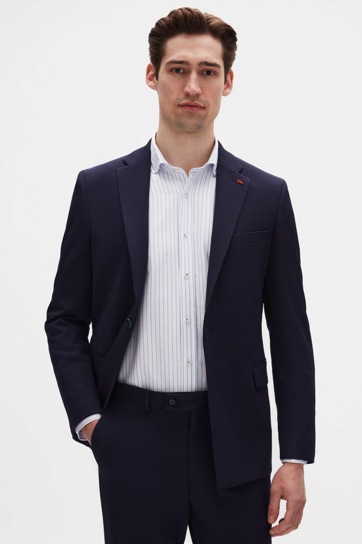COSTUM TWN SLIM FIT  - Bleumarin