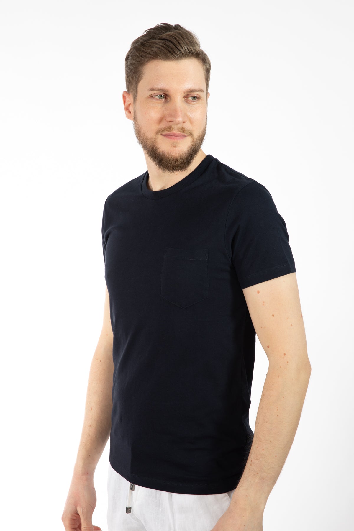 TRICOU SLIM FIT TWN  - Bleumarin