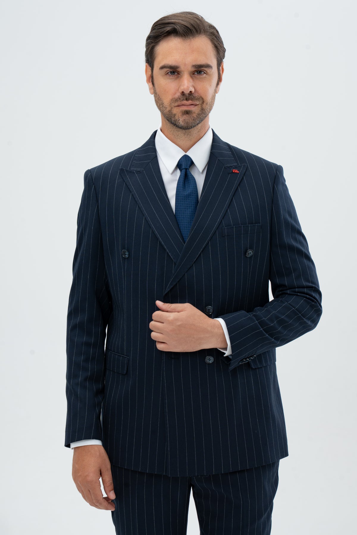 COSTUM SLIM FIT TWN  - Bleumarin