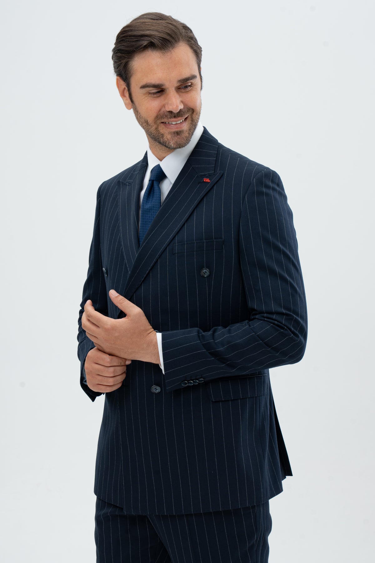 COSTUM SLIM FIT TWN  - Bleumarin