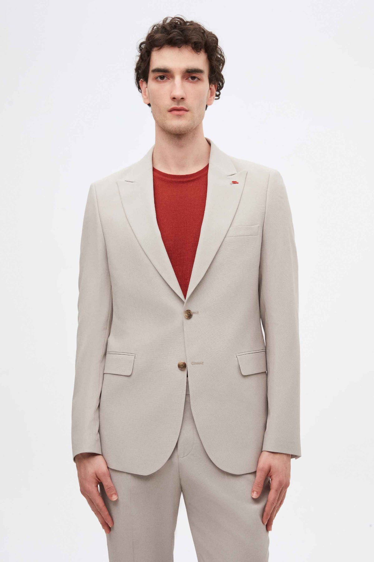 COSTUM SLIM FIT SLIM FIT  - Piatră