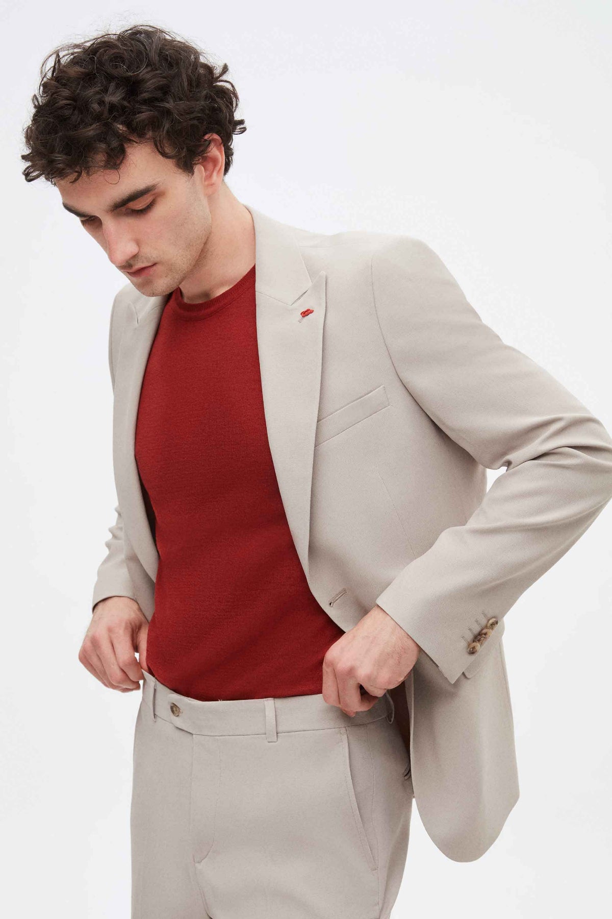 COSTUM SLIM FIT SLIM FIT  - Piatră