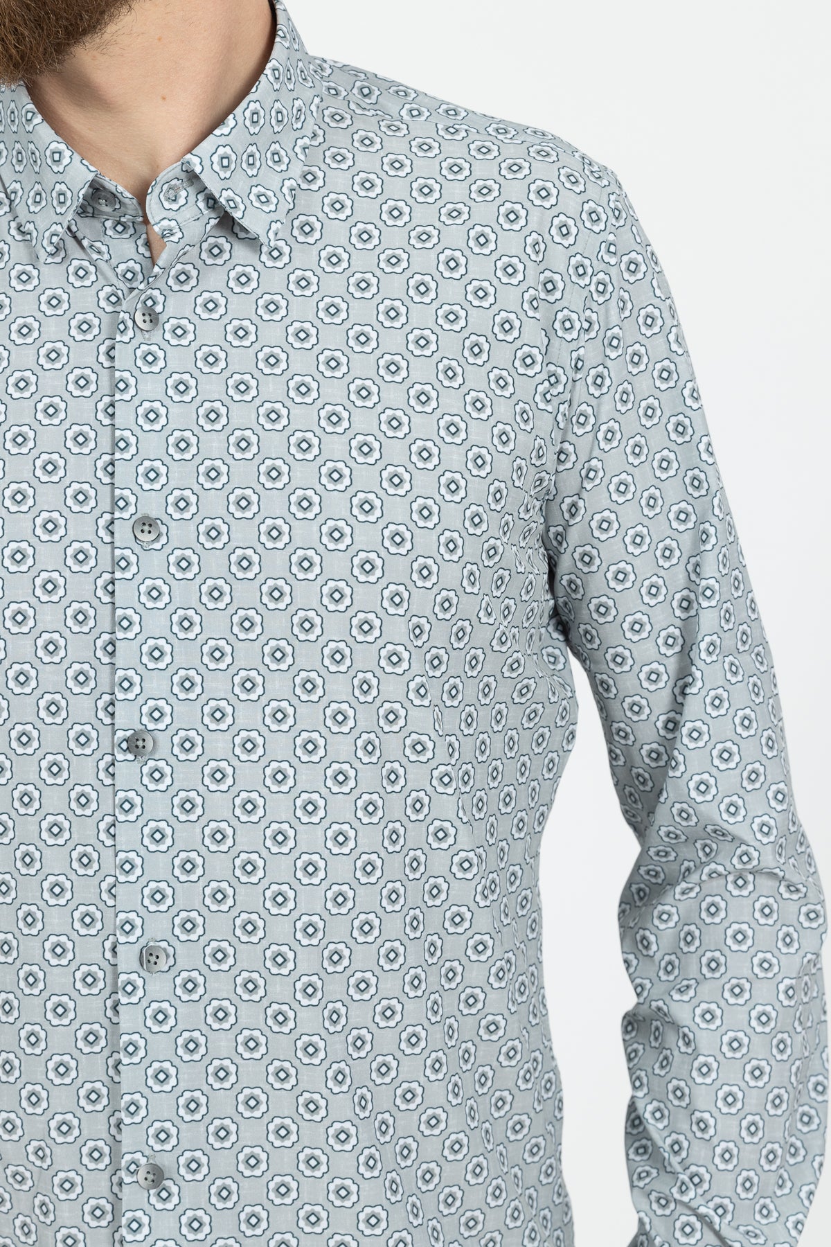 CAMASA CASUAL SLIM FIT TWN  - Piatră