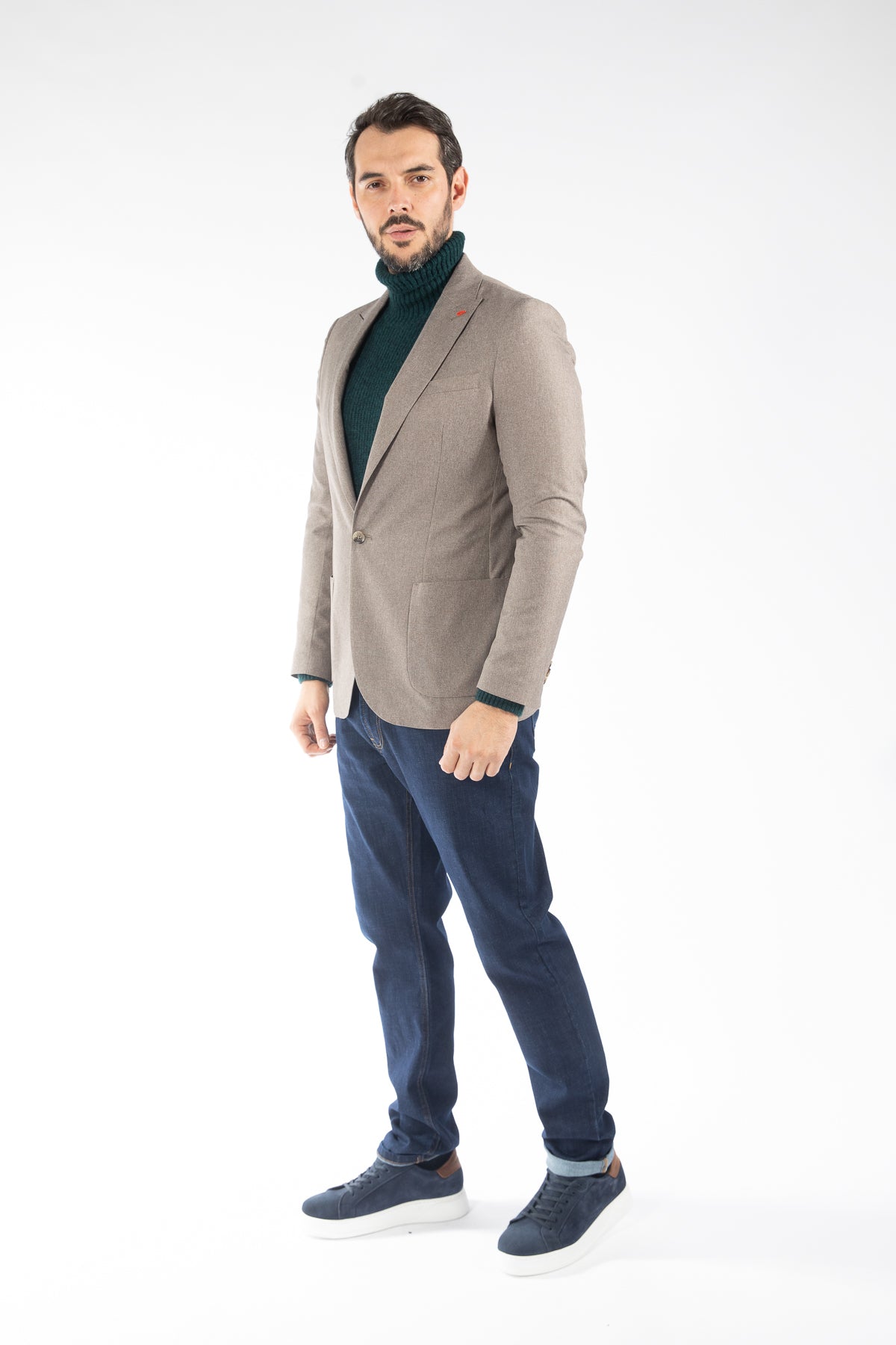 SACOU   SLIM FIT TWN  - Taupe