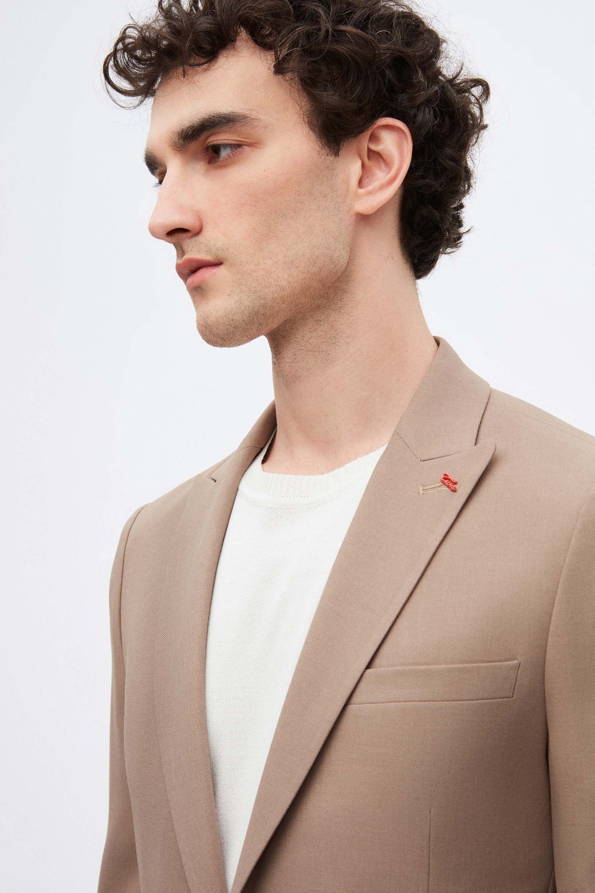 SACOU SLIM FIT TWN  - Taupe