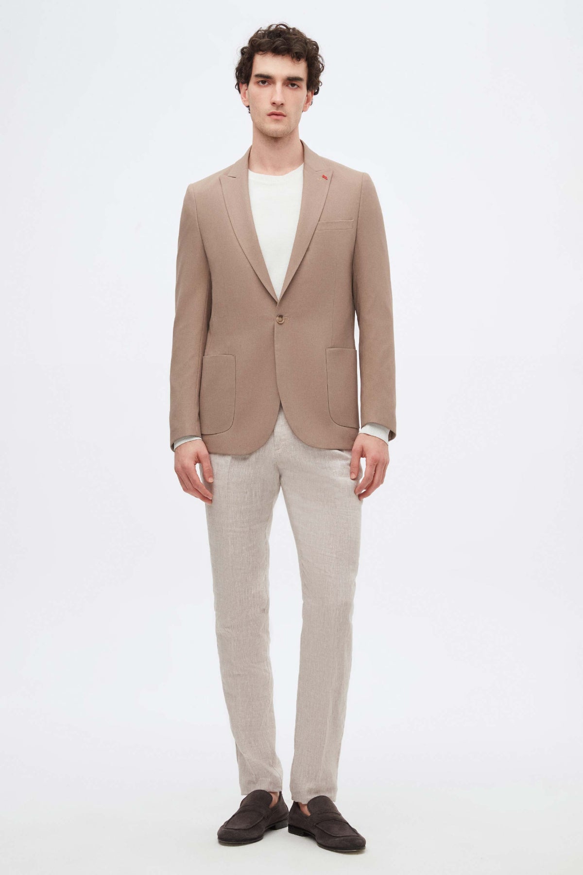 SACOU SLIM FIT TWN  - Taupe
