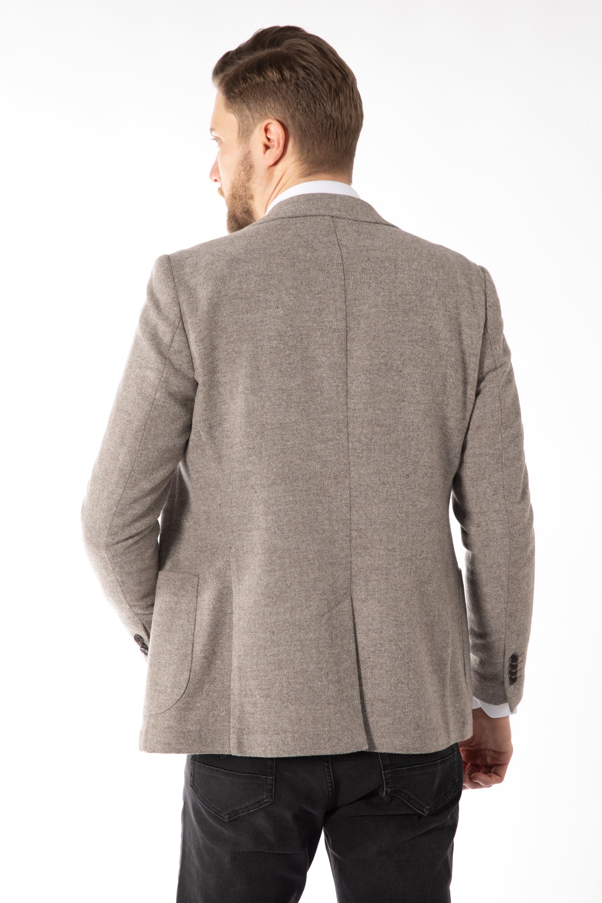 SACOU SLIM FIT TWN  - Taupe