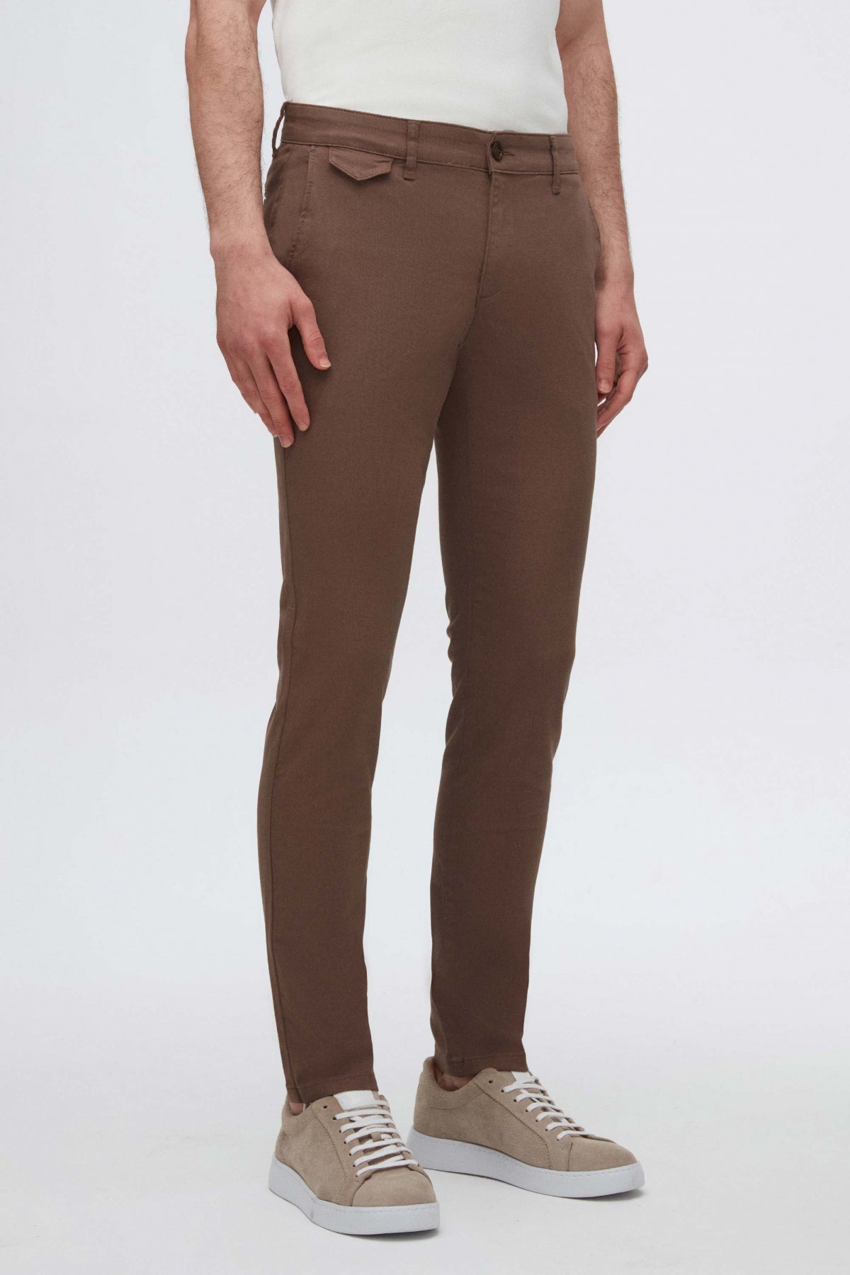 PANTALONI CHINO SLIM FIT TWN  - Maro