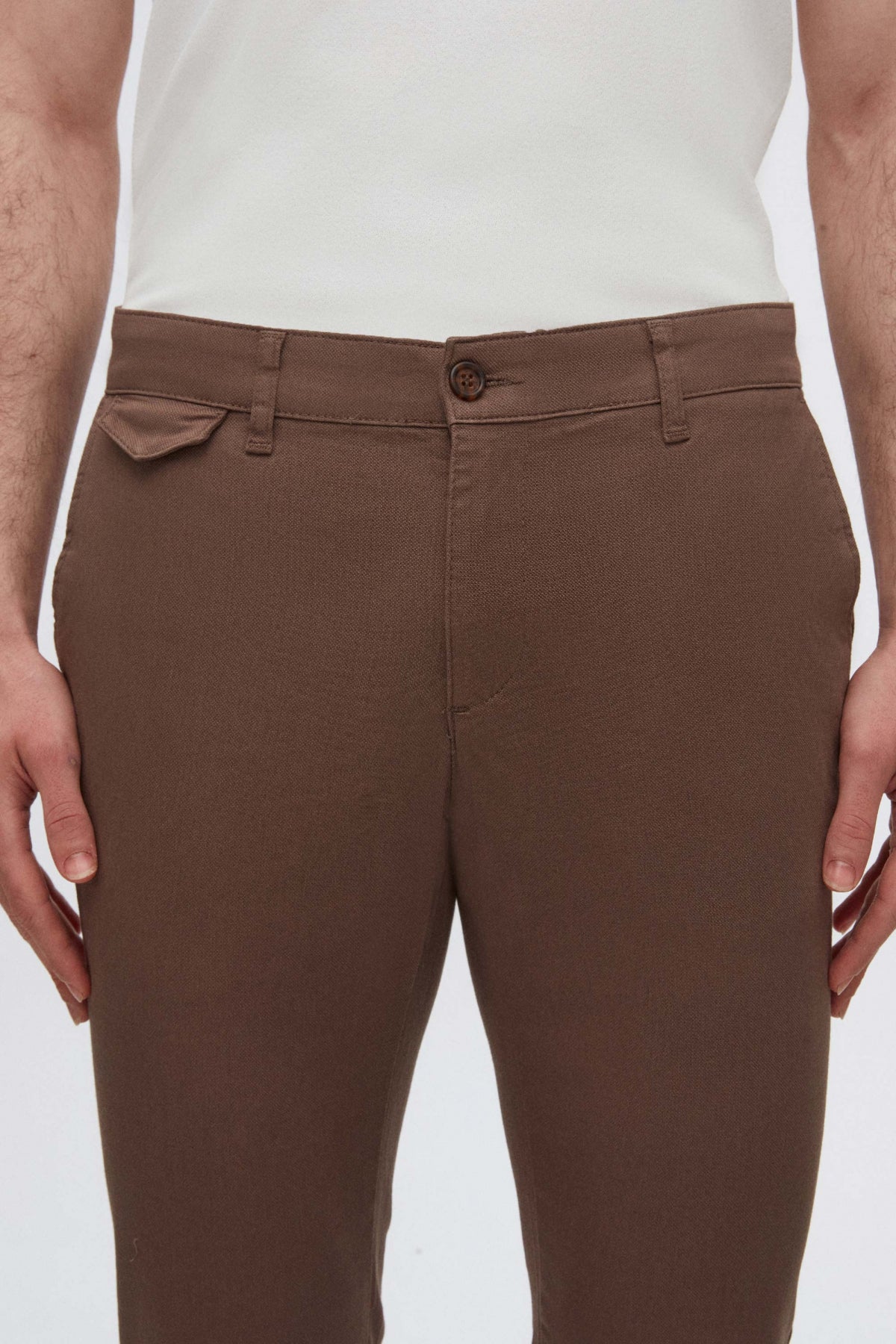 PANTALONI CHINO SLIM FIT TWN  - Maro