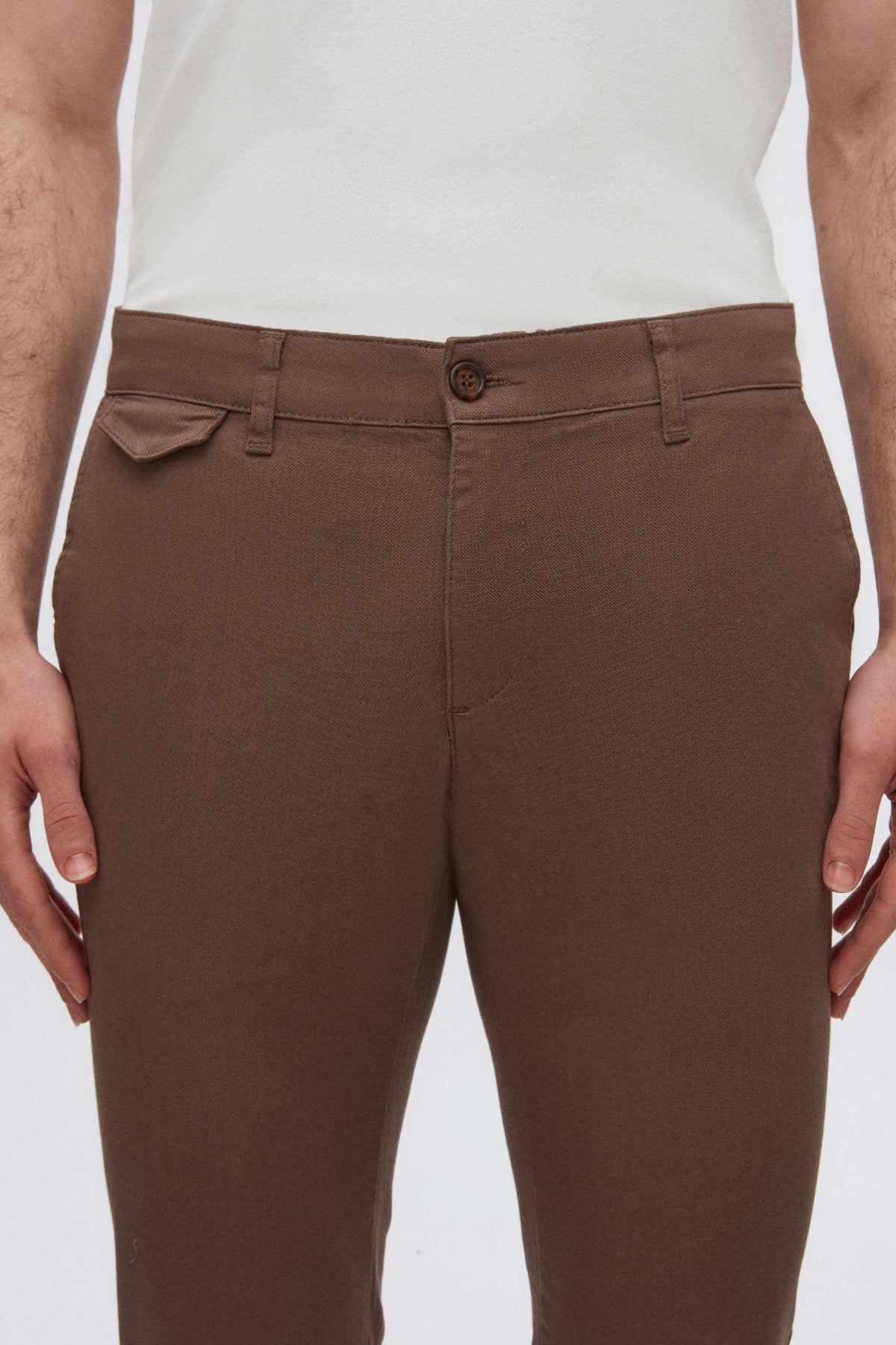 PANTALONI CHINO SLIM FIT TWN  - Maro
