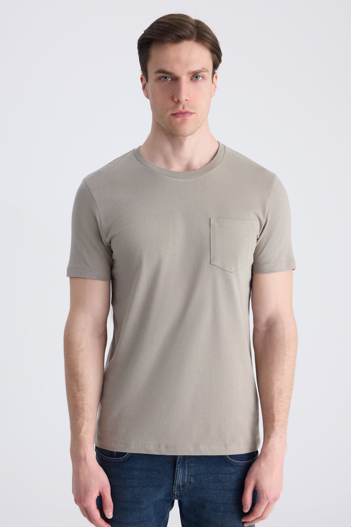 TRICOU SLIM FIT TWN  - Bej