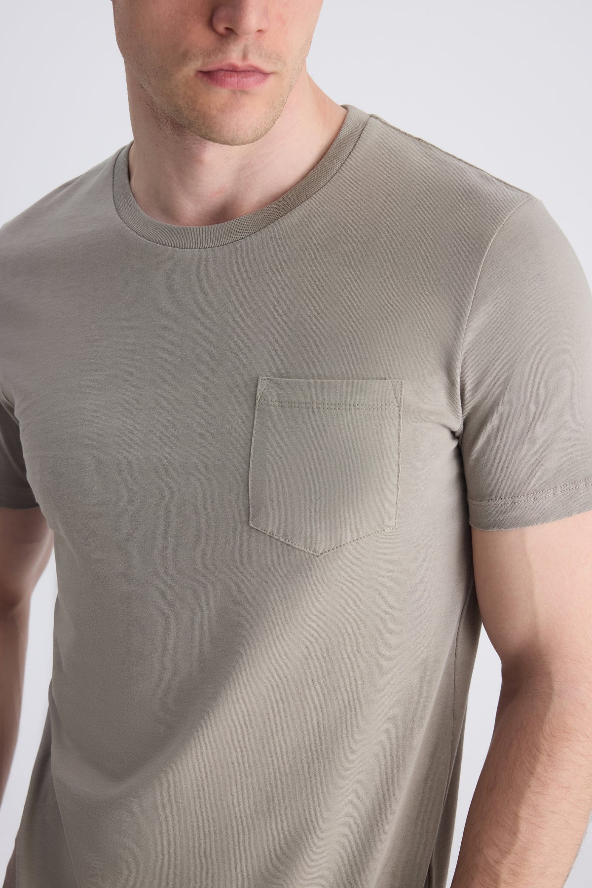 TRICOU SLIM FIT TWN  - Bej