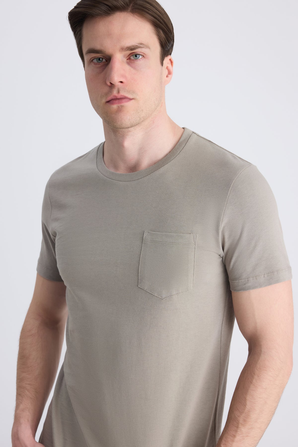 TRICOU SLIM FIT TWN  - Bej