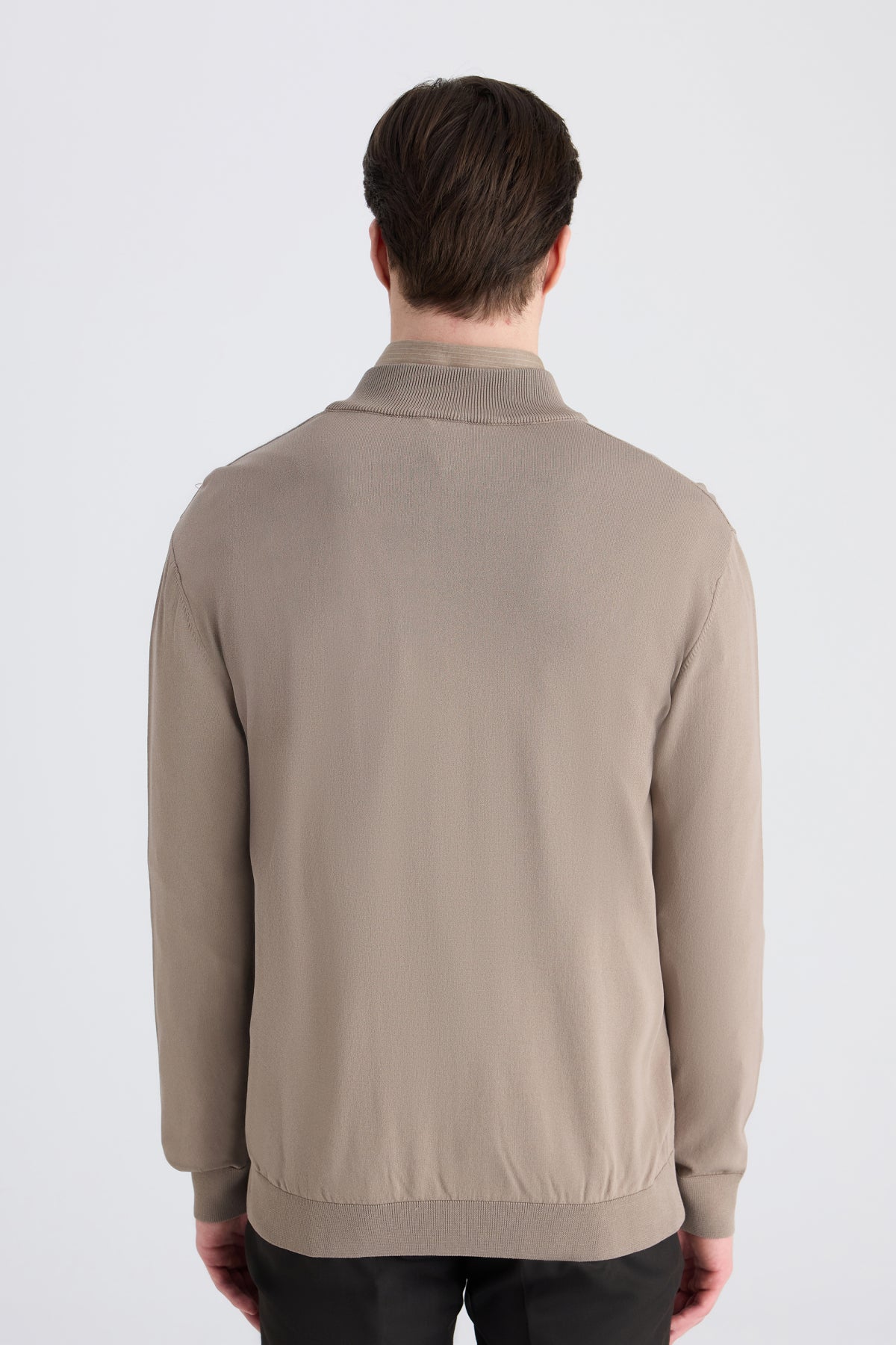 PULOVER SLIM FIT TWN  - Bej