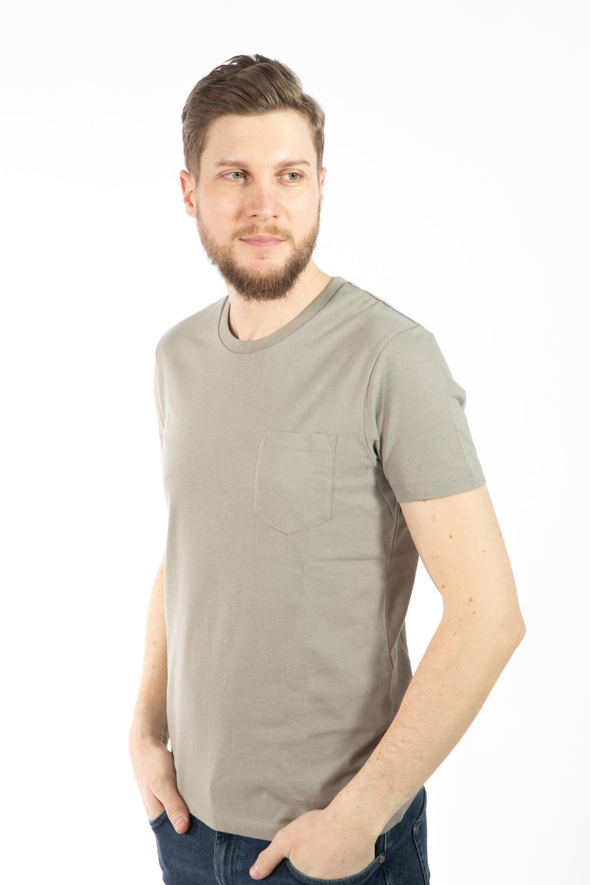 TRICOU SLIM FIT TWN  - Bej