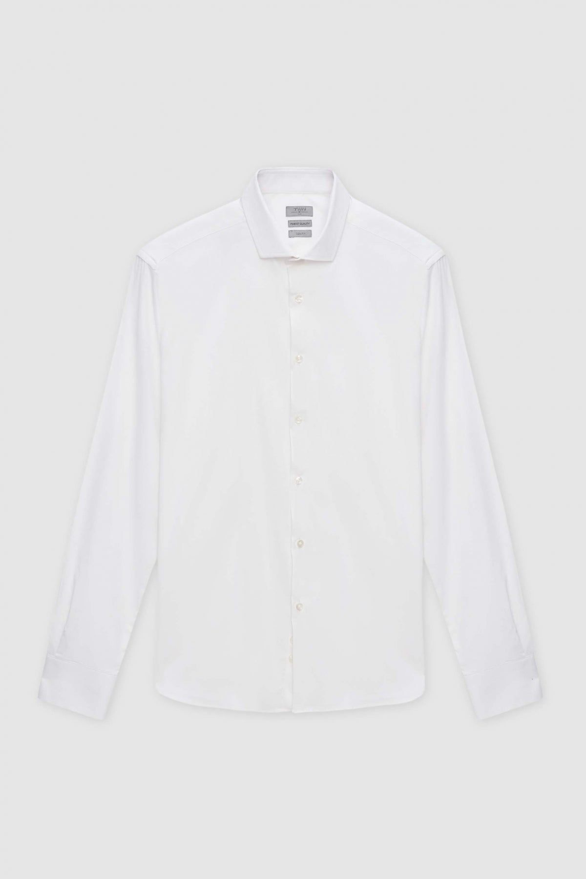 CAMASA SLIM FIT TWN  - Alb