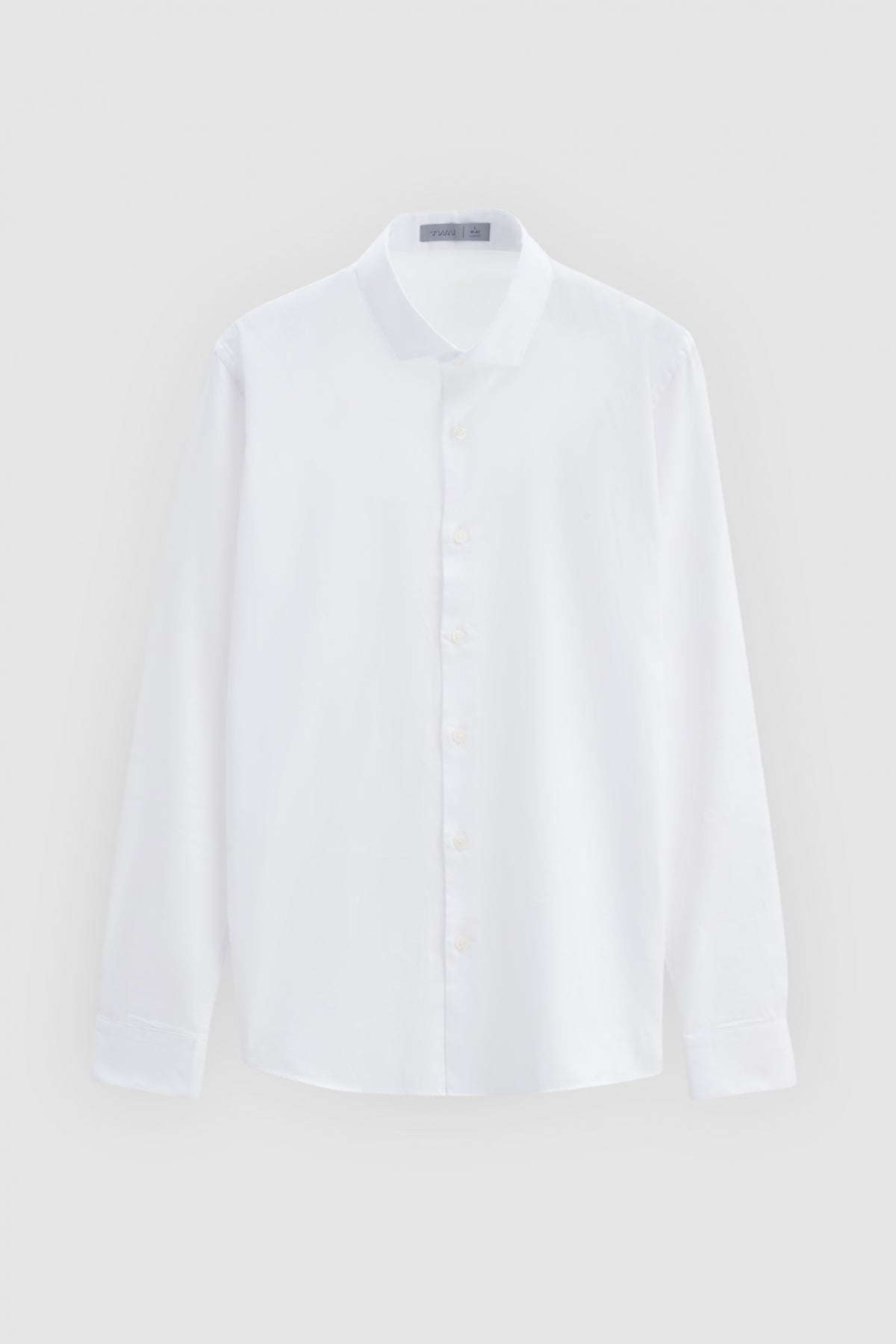 CAMASA SLIM FIT TWN  - Alb