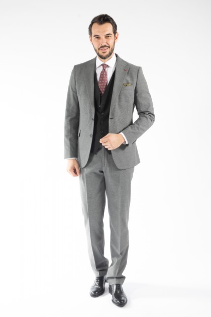 COSTUM CU VESTA ANTRACIT SLIM FIT D'S DAMAT