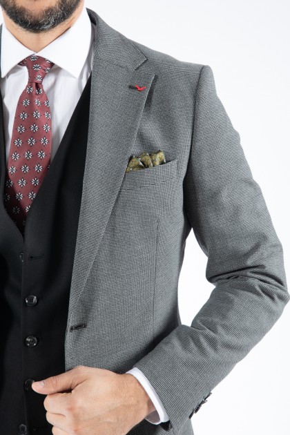 COSTUM CU VESTA ANTRACIT SLIM FIT D'S DAMAT