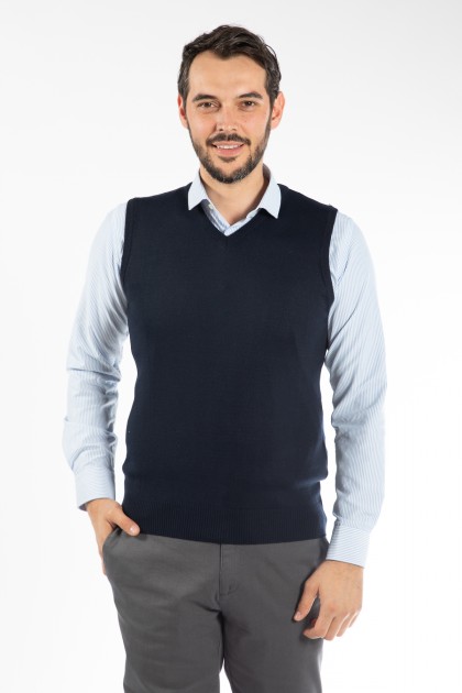 VESTA TRICOT BLEUMARIN REGULAR FIT D'S DAMAT