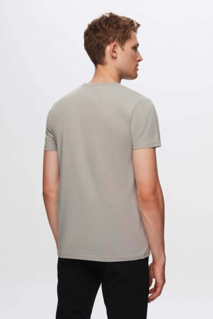 TRICOU GRI SLIM FIT TWN