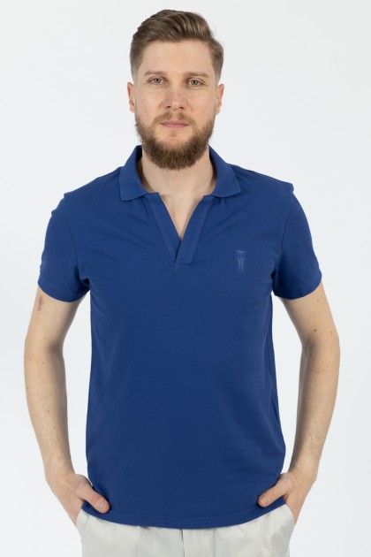 TRICOU ALBASTRU SLIM FIT TWN