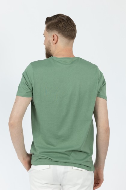 TRICOU VERDE REGULAR FIT D'S DAMAT