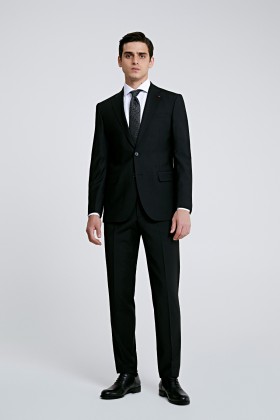 COSTUM NEGRU D'S DAMAT SLIM FIT