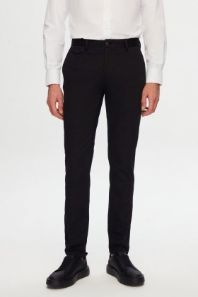 PANTALONI CHINO NEGRI SLIM FIT TWN