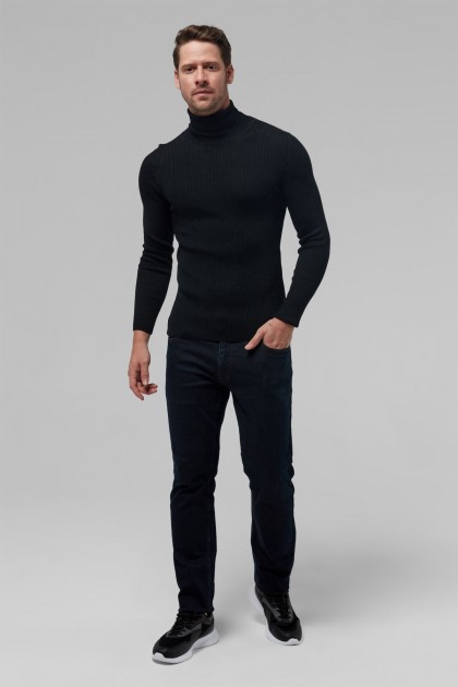 HELANCA NEAGRA SLIM FIT TWN